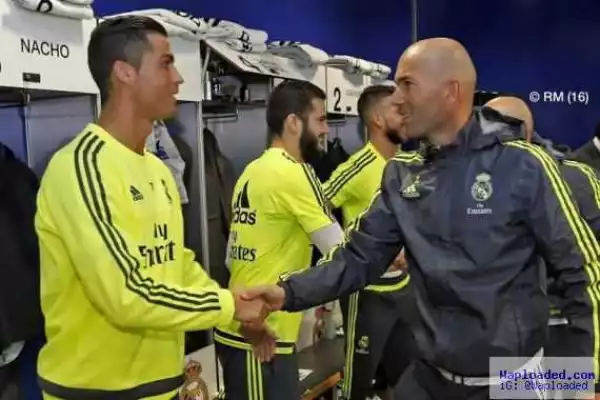 Photos: See How Real Madrid Players Welcome Their New Coach, Zinedine Zidane Today!